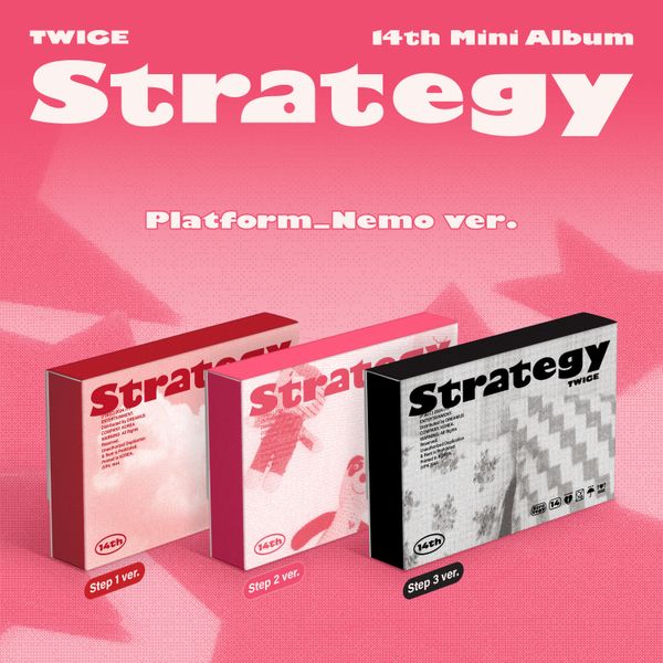 [PRE-ORDER] TWICE - 14th Mini Album STRATEGY (Platform_Nemo Ver.) (Random Ver.)