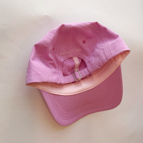 aEioU Logo Cap Pink Syrup Aeiou  DKshop