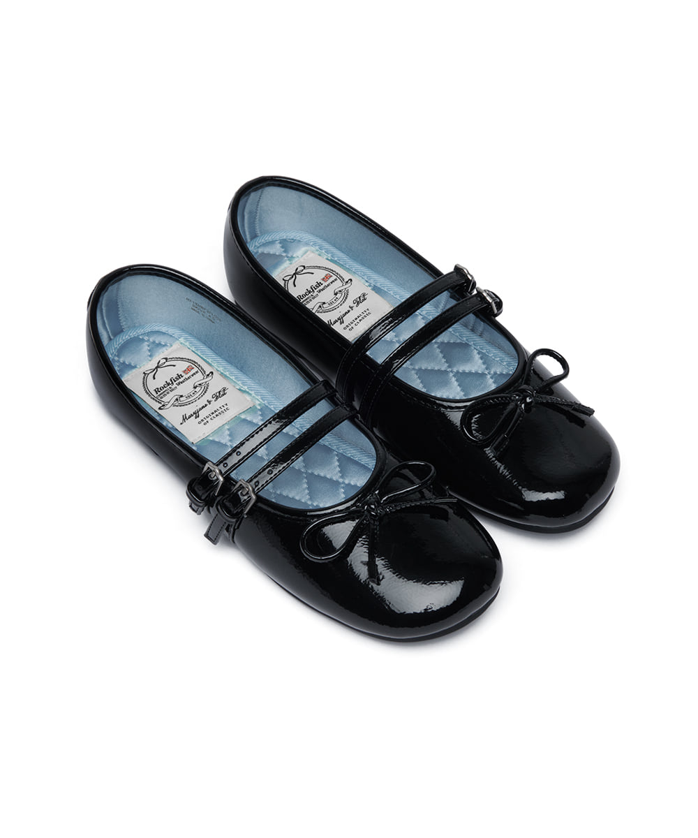 Rockfish Weatherwear SQUARE TOE TWO STRAP MARYJANES (ENAMEL) Rockfish Weatherwear  DKshop