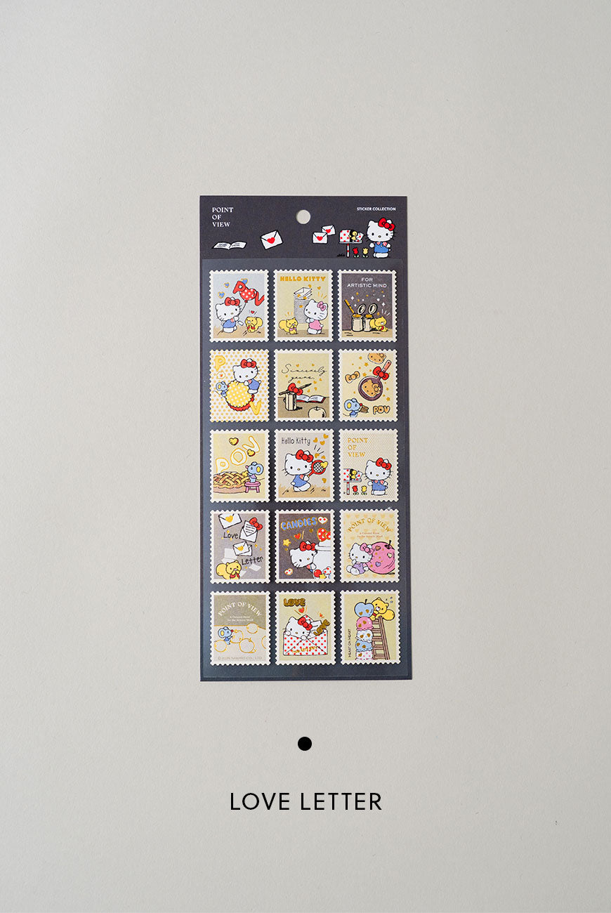 [POV X Hello Kitty] Sticker 2 types POINT OF VIEW  DKshop