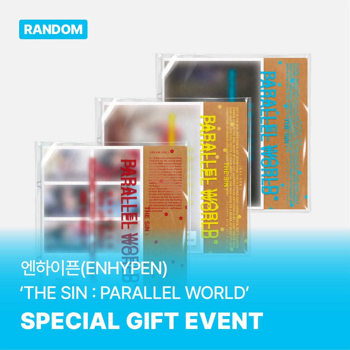 [PRE-ORDER] [POB Selectable] ENHYPEN - THE SIN : PARALLEL WORLD ENHYPEN  DKshop