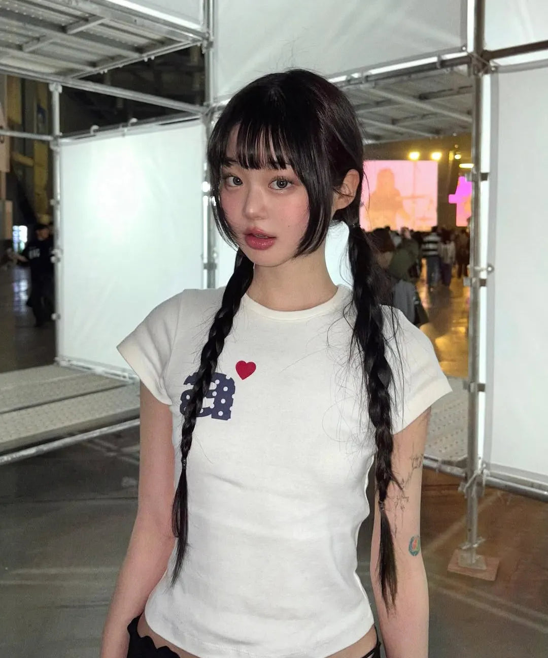 aeae DOT SMALL LETTER TEE T Shirt MAISON MINED  DKshop