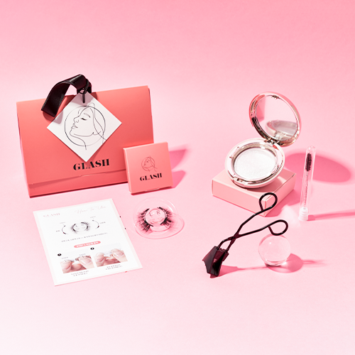 GLASH 3 Seconds Magnetic Eyelash + Eyelash Applicator SET GLASH  DKshop