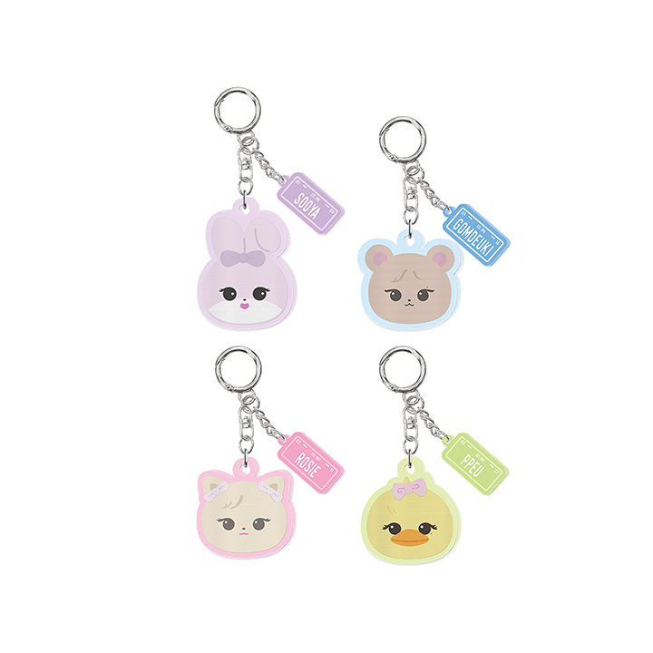 BLACKPINK - [JUMP POP-UP] BLACKPINK CHARACTER LENTICULAR KEYRING BLACKPINK  DKshop