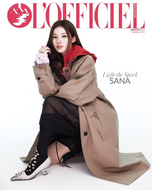 [PRE-ORDER] L'OFFICIEL SINGAPORE MAGAZINE 2026.09 (COVER : TWICE SANA) ATEEZ  DKshop