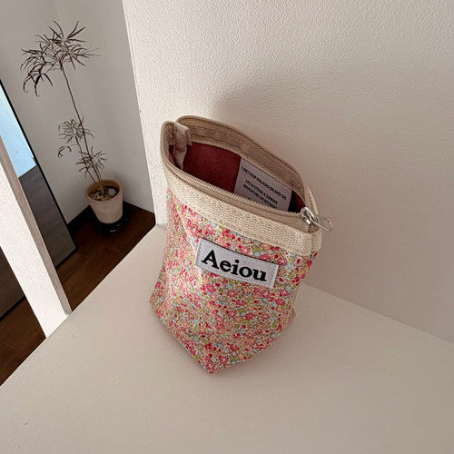 Aeiou Basic Pouch (M size) Flower Garden Aeiou  DKshop