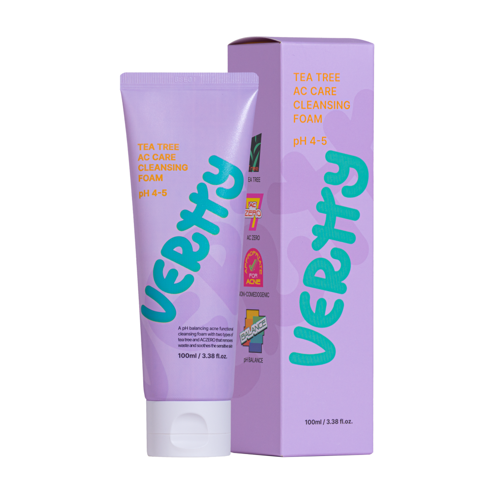 [VERTTY] TEA TREE AC CARE CLEANSING FOAM 100ml VERTTY  DKshop