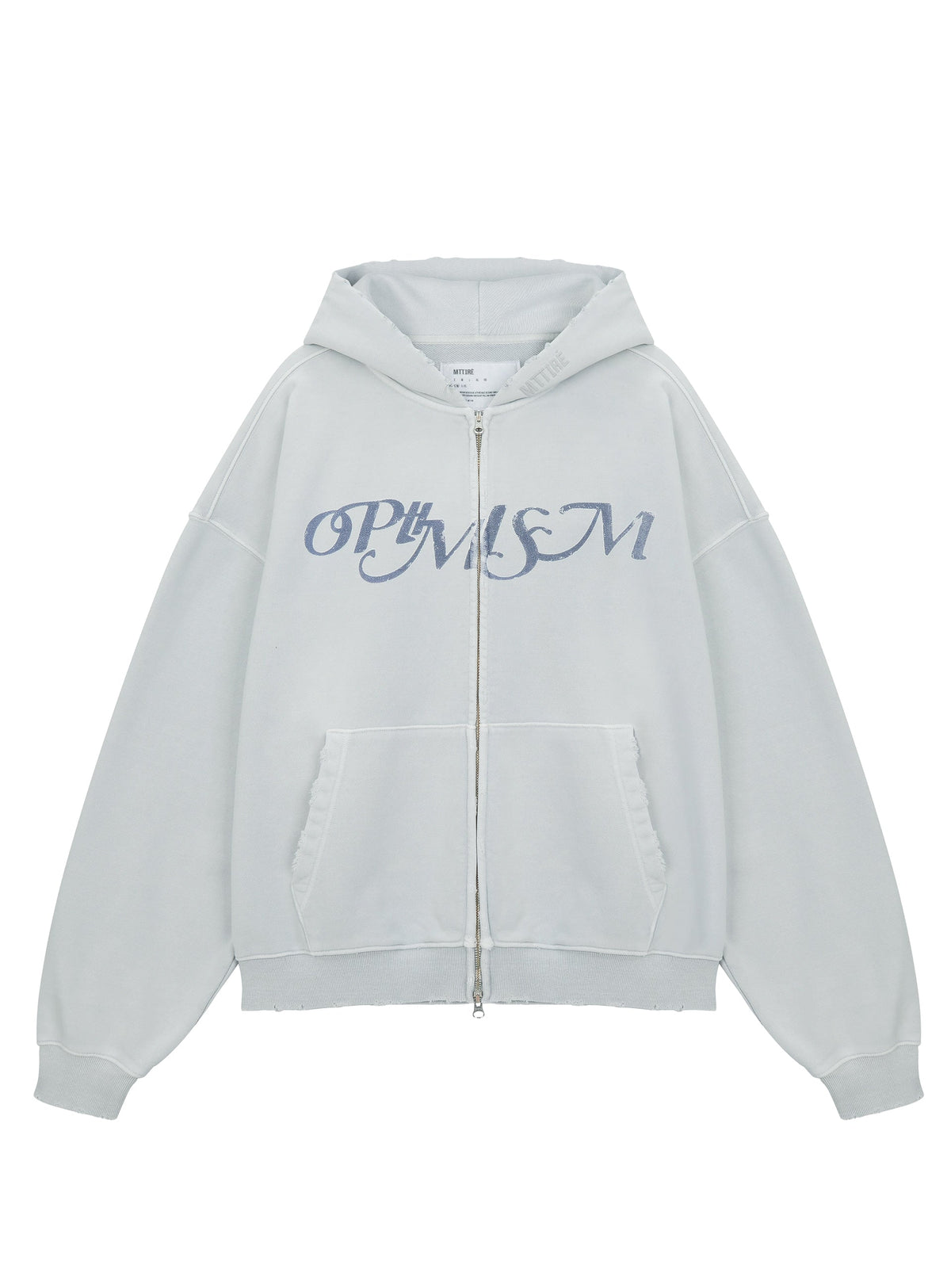 [mttire] OPTIMISM VTG WASHED Hooded Zip-Up (ateez Wear) mttire  DKshop
