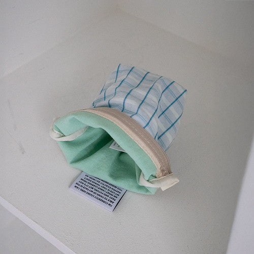 Aeiou Basic Pouch (M size) Early Summer Sparkling Blue Aeiou  DKshop