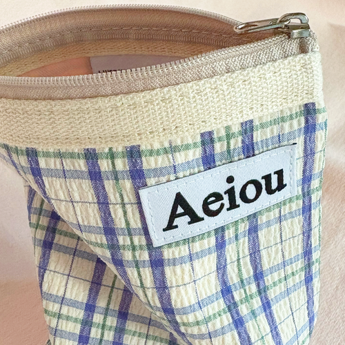 Aeiou Basic Pouch (M size) Afternoon Rain Check Aeiou  DKshop