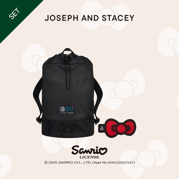 [JOSEPH AND STACEY X Hello Kitty] Mash Backpack Hello Kitty Set JOSEPH AND STACEY  DKshop