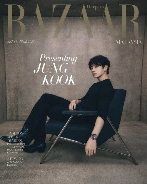 [PRE-ORDER] Harper's BAZAAR MALAYSIA MAGAZINE 2026.09 (COVER : BTS JUNG KOOK) BTS  DKshop
