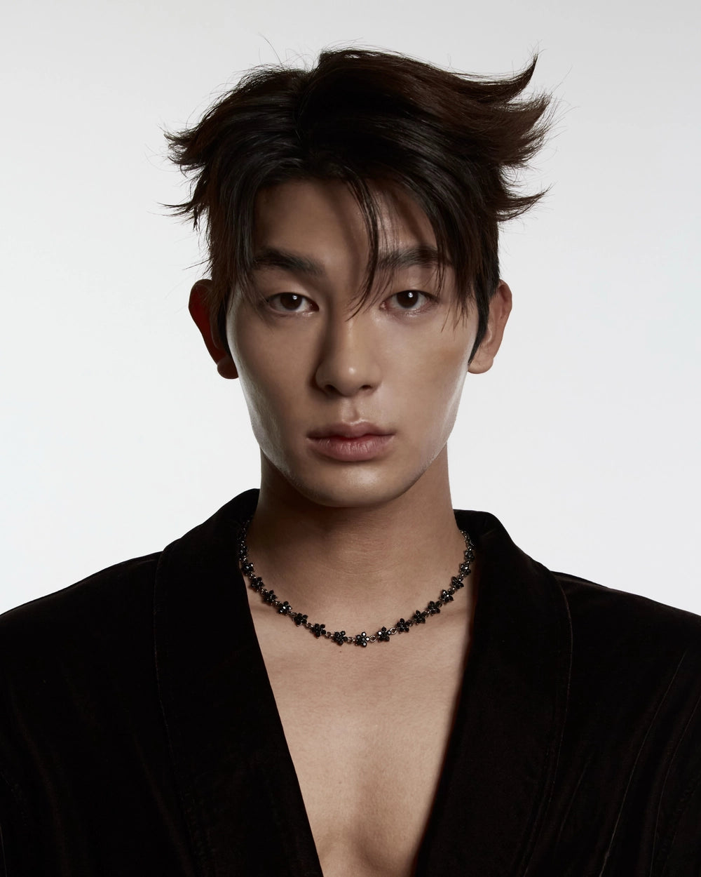 [playerseoul] Flower Tennis Necklace Jet (CORTIS Juhoon Wear) playerseoul  DKshop