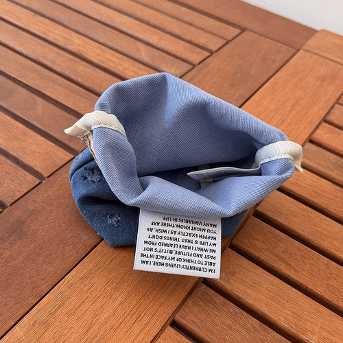Aeiou Basic Pouch (L size) Blue Rose Veil Aeiou  DKshop