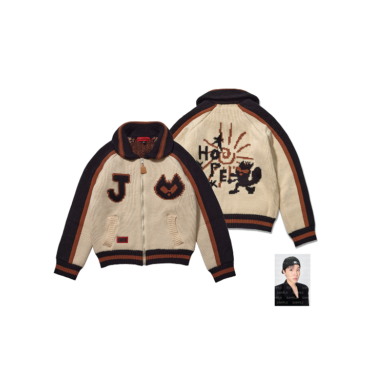 [Deals] J-HOPE - [HOPE ON THE STAGE] Cowichan Cardigan (Beige) BTS  DKshop