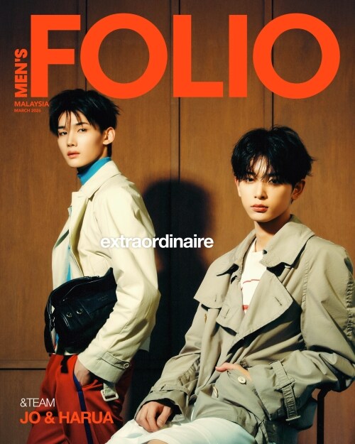 [PRE-ORDER] MEN'S FOLIO MALAYSIA MAGAZINE 2026.03 (COVER : &TEAM JO & HARUA) &TEAM  DKshop