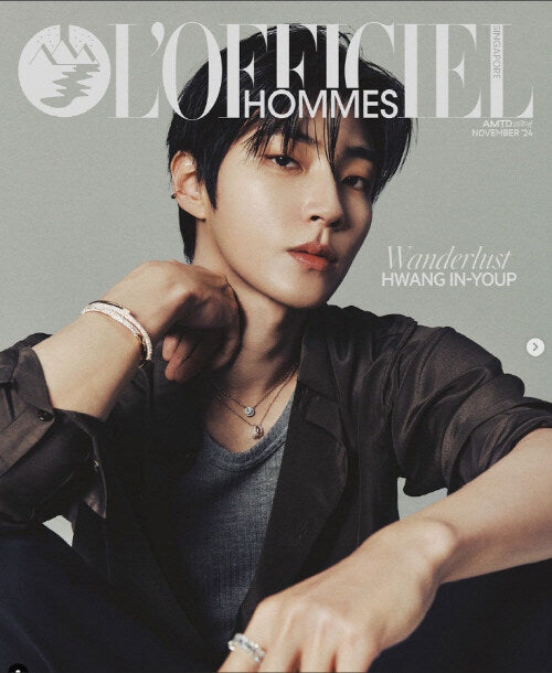 L'OFFICIEL HOMMES SINGAPORE MAGAZINE 2024.11 (COVER : Hwang Inyoup)