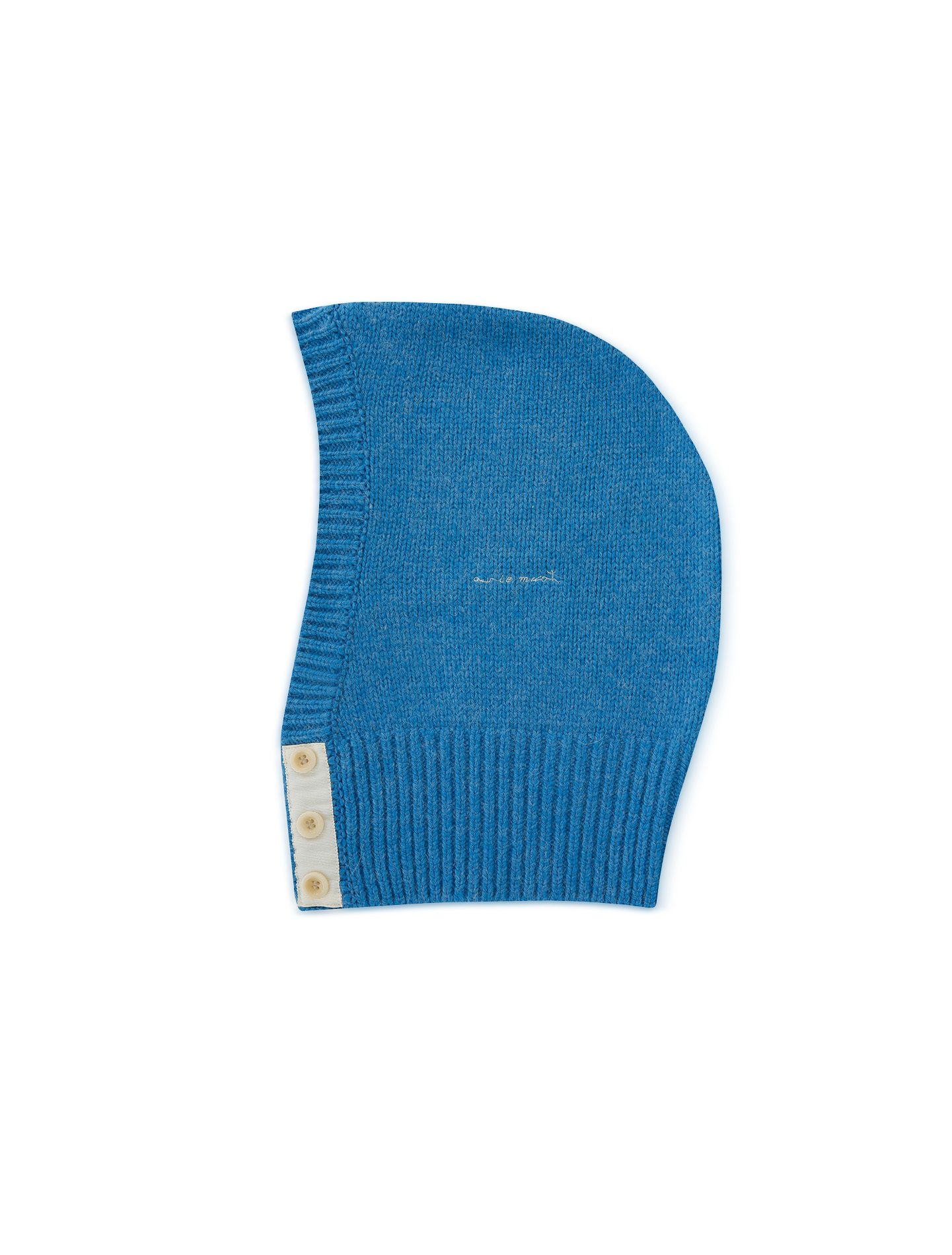 Avie muah Color-Block Button Wool Balaclava Avie muah  DKshop