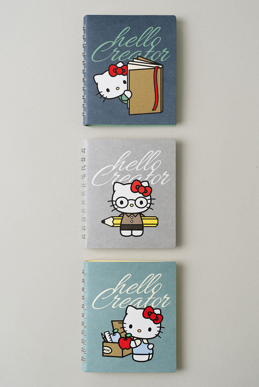 [POV X Hello Kitty] Mini Pocket Spring Notebook 3 types POINT OF VIEW  DKshop