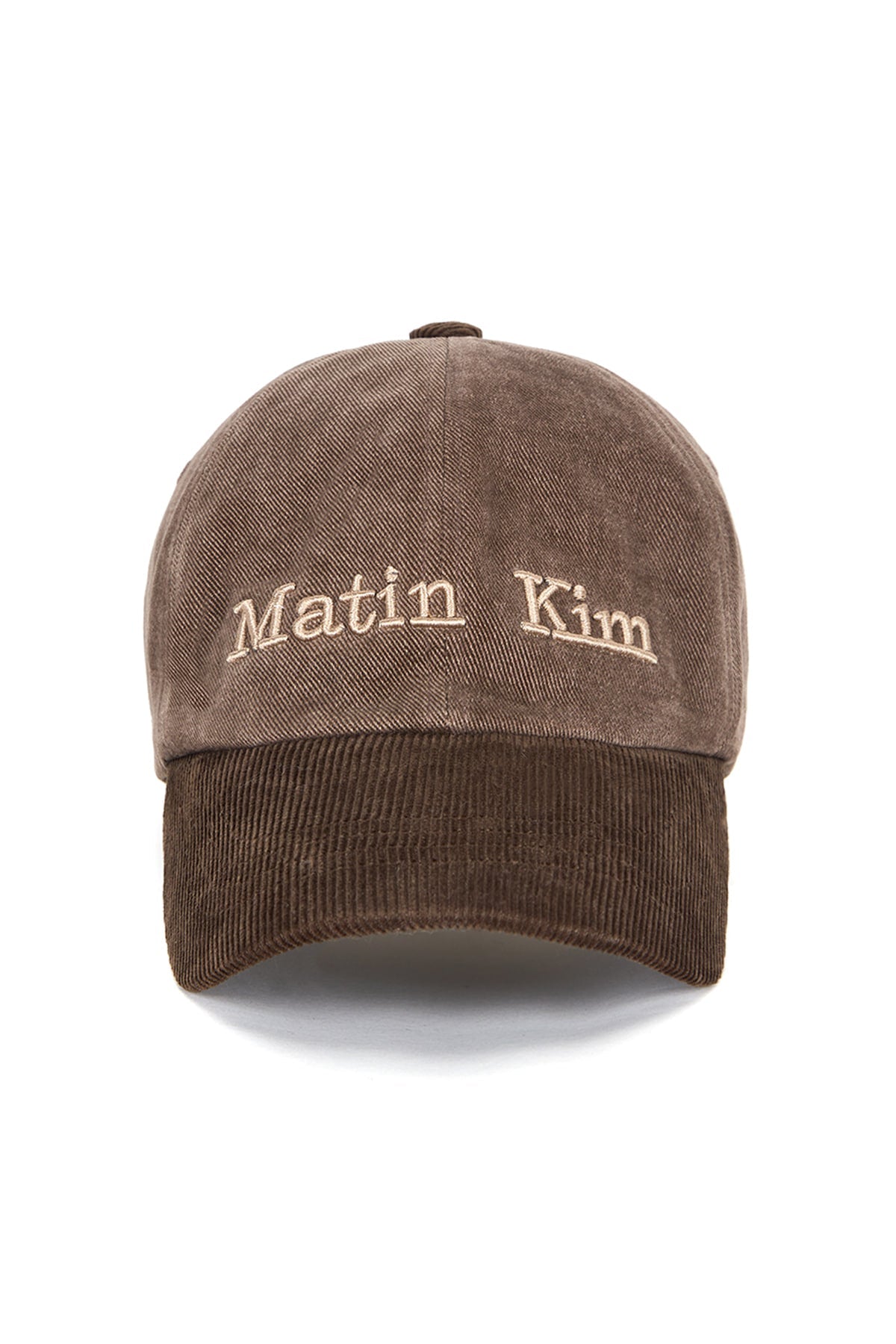 Matin Kim CLASSIC LOGO CORDUROY BRIM BALL CAP (aespa ningning WEAR) Matin Kim  DKshop