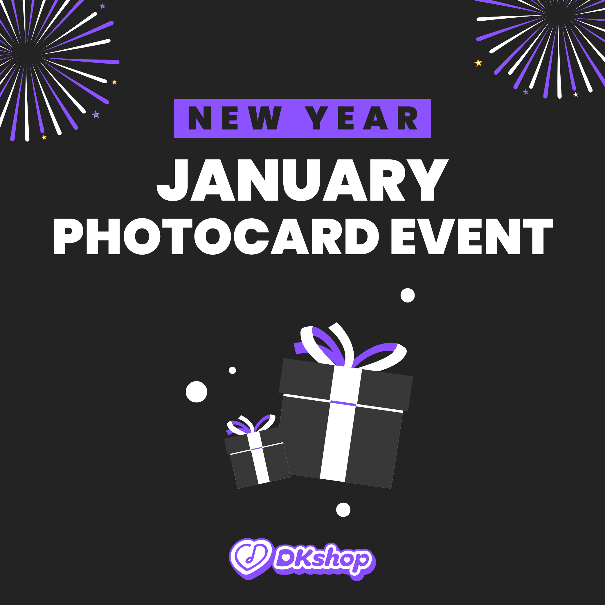 (FREE GIFT) January Random Photocard Event DKshop  DKshop