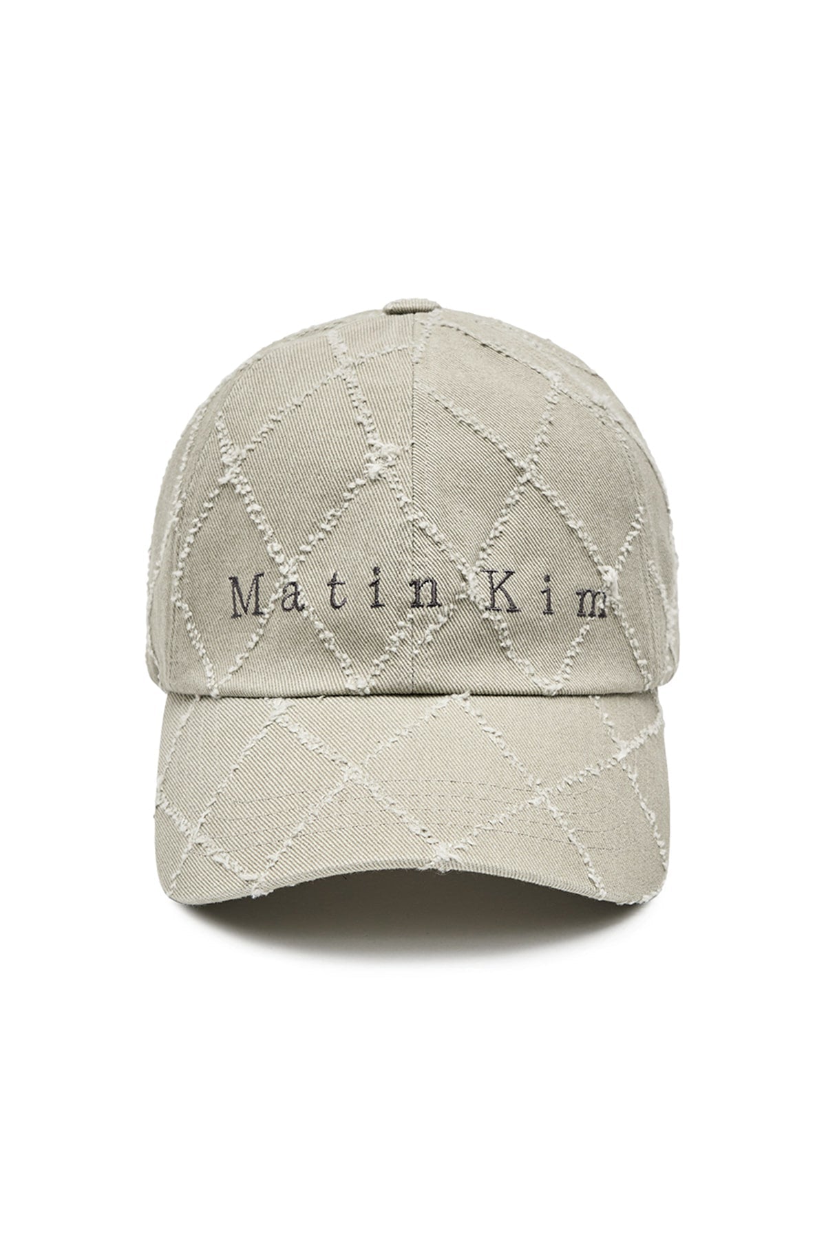 Matin Kim MATIN TYPO QUILTED BALL CAP Matin Kim  DKshop