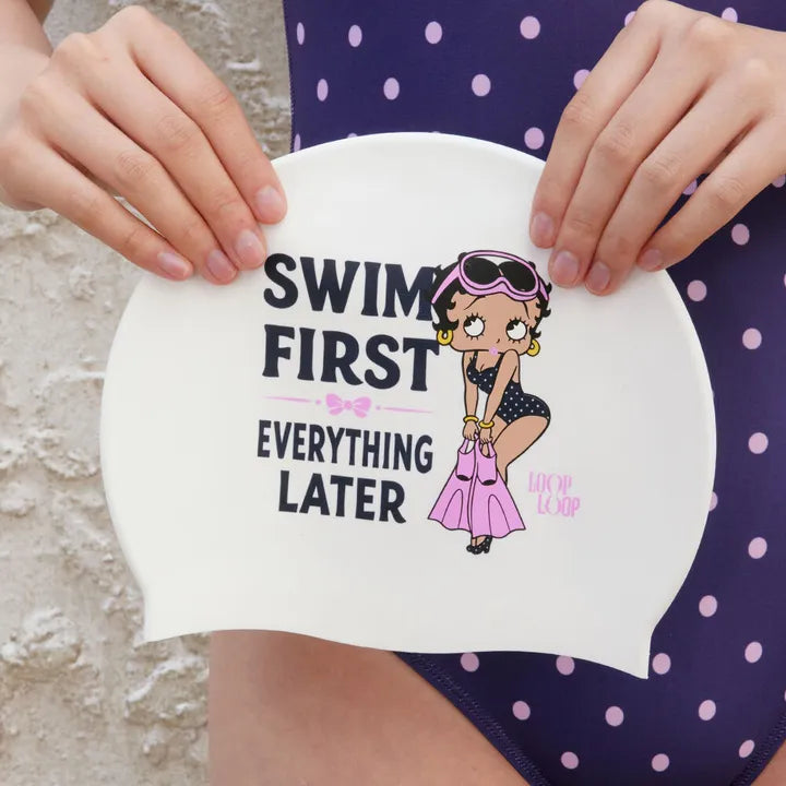 [LOOPLOOP X Betty Boop] Silicone Swim Cap LOOPLOOP  DKshop