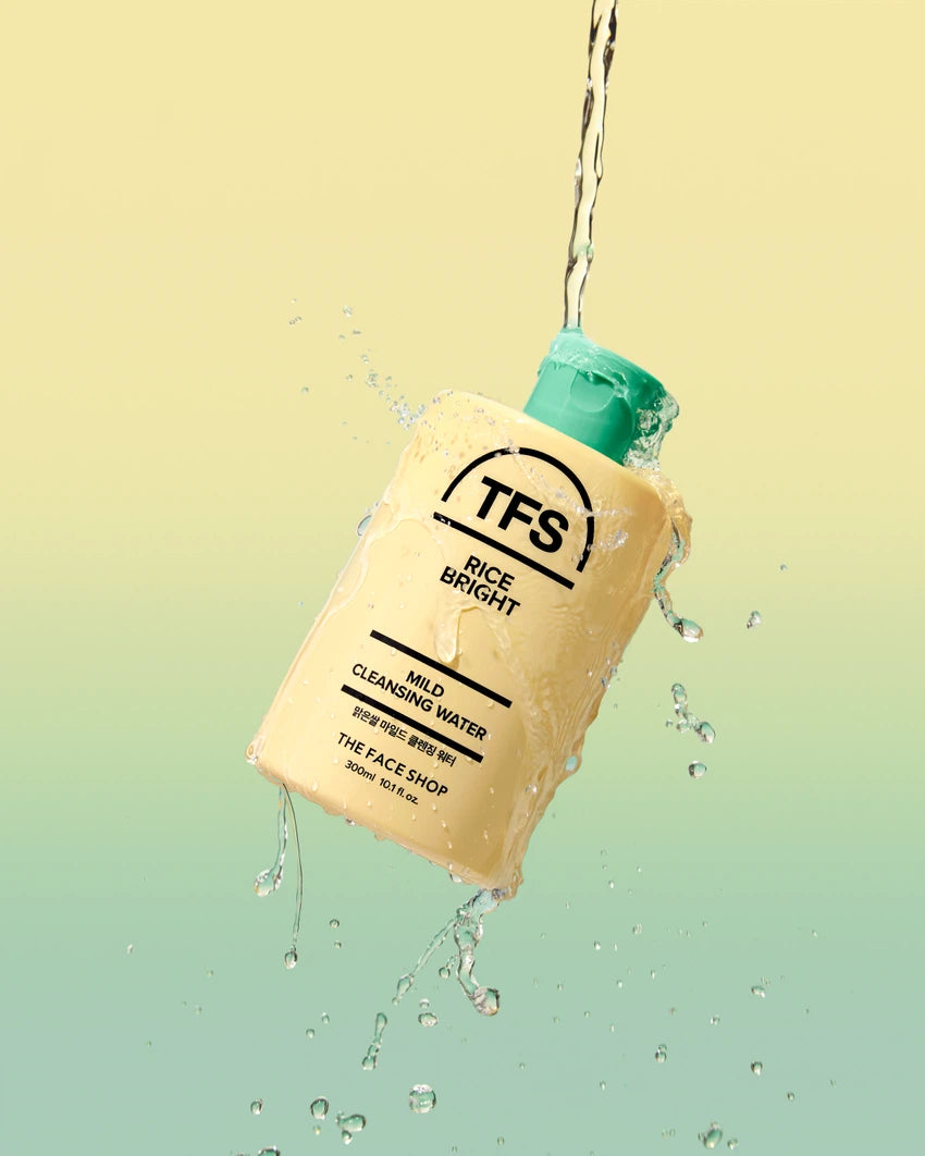 THE FACE SHOP Rice Bright Mild Cleansing Water 300ml THE FACE SHOP  DKshop