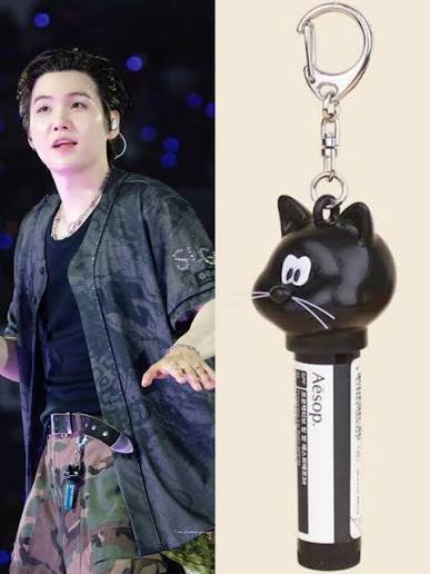 CRR Character Lip Cover Cat Keychain (BTS Sugar Wear) CRR  DKshop