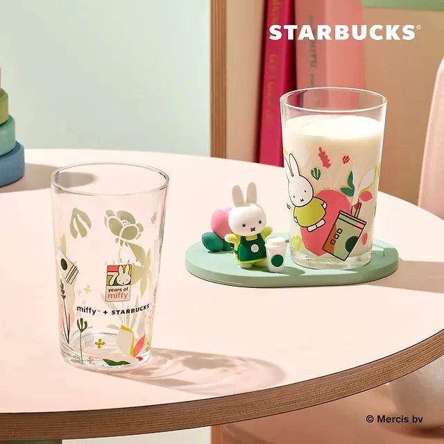 Starbucks Korea - Forever Miffy Glass Set 2P (207ml) Starbucks Korea  DKshop