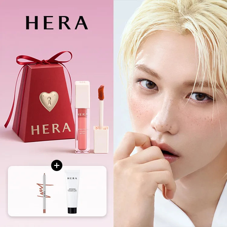 [Felix Pick] HERA REFLECTION LIQUID BLUSH + Lip Concealer + Cleansing Foam 50g HERA  DKshop