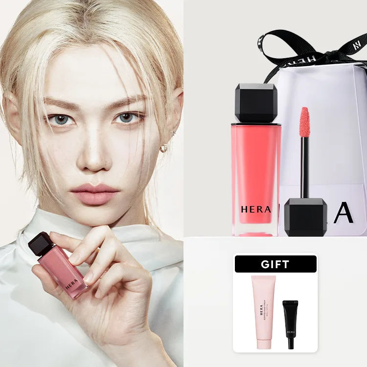 [Felix Pick] HERA SENSUAL POWDER MATTE LIQUID + Pink Haze Lip Pencil + Mini Strap Pouch HERA  DKshop