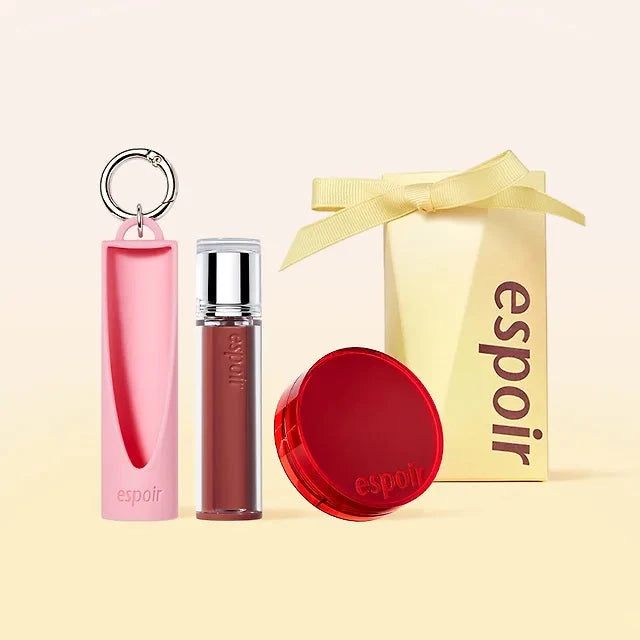 [Mini Cushion Gift] Espoir Couture Lip Tint Glaze (+ Tint Keyring & Mini Cushion) Espoir  DKshop