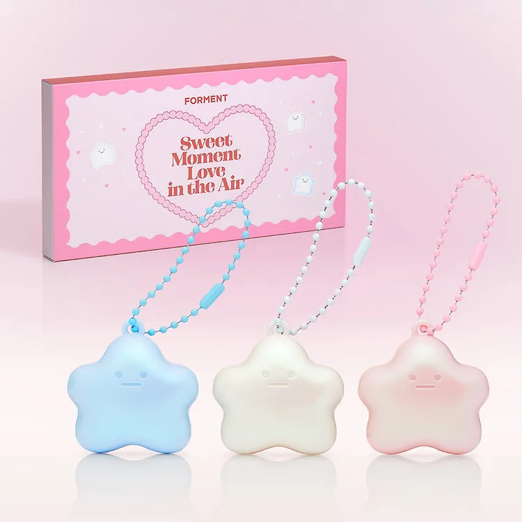 FORMENT Solid Perfume Balm Keyring * 3ea & Mini Perfume 2ml * 3ea Set FORMENT  DKshop