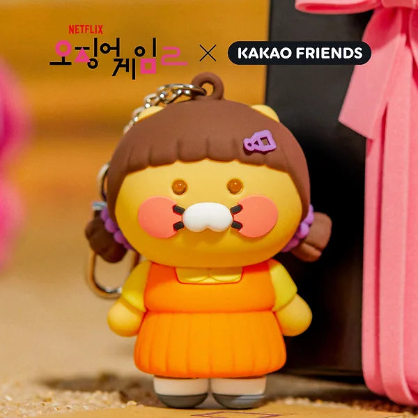 [Squid Game X Kakao Friends] LED Young-hee Keyring (Chunsik)