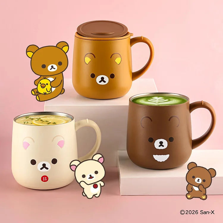 Rilakkuma Face Mug Tumbler 360ml Rilakkuma  DKshop