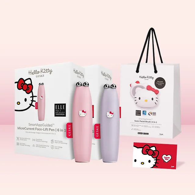 [HELLO KITTY EDITION] GESKE MICROCURRENT FACE-LIFT PEN 6in1 (Eye area care)