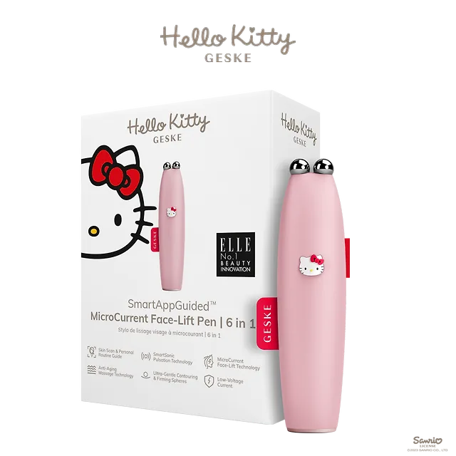 HELLO KITTY EDITION] GESKE MICROCURRENT FACE-LIFT PEN 6in1 (Eye