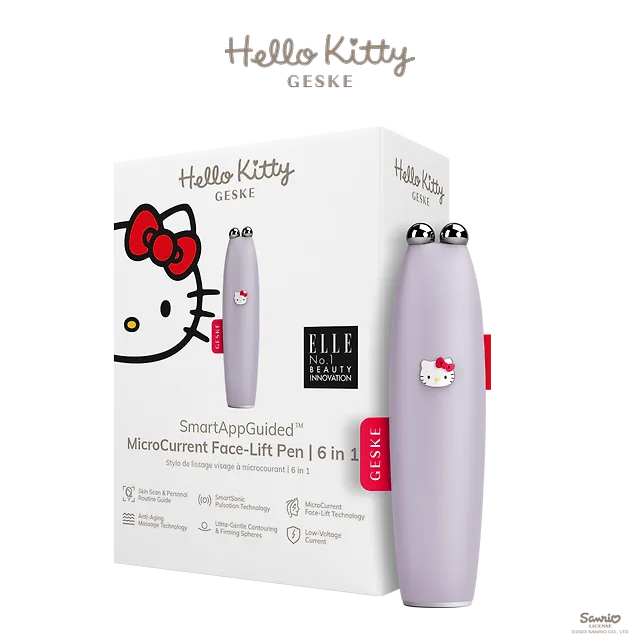 HELLO KITTY EDITION] GESKE MICROCURRENT FACE-LIFT PEN 6in1 (Eye