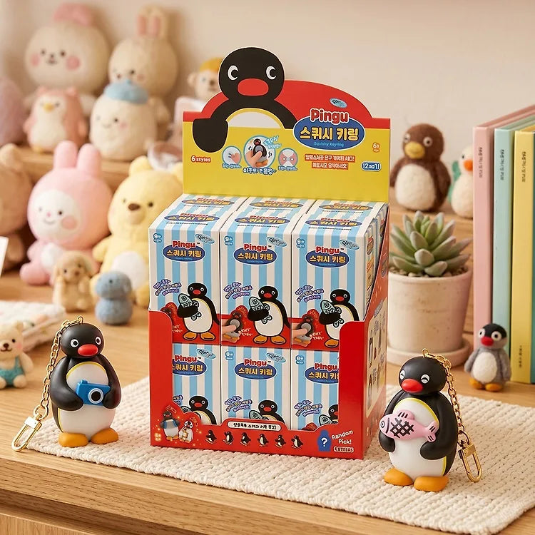 Pingu Random Squish Keyring Pingu  DKshop