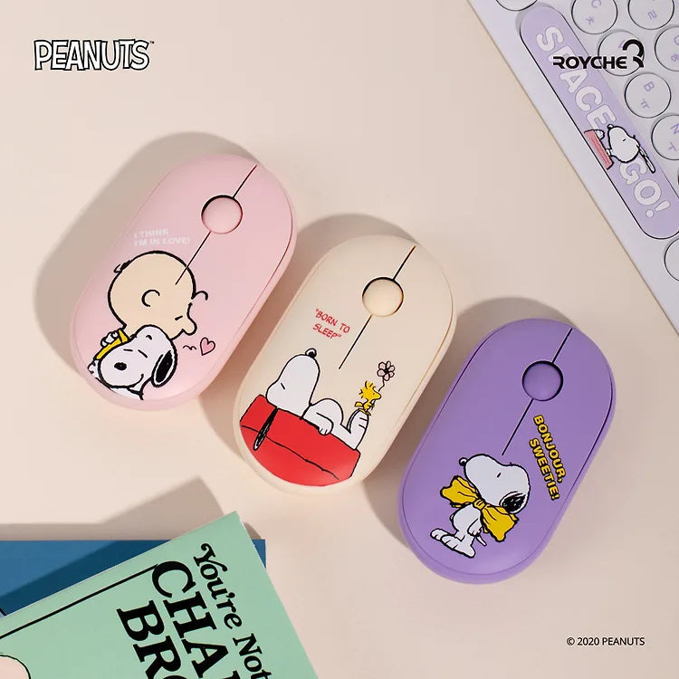 ROYCHE Peanuts Snoopy Wireless Noise-Free Mouse ROYCHE  DKshop