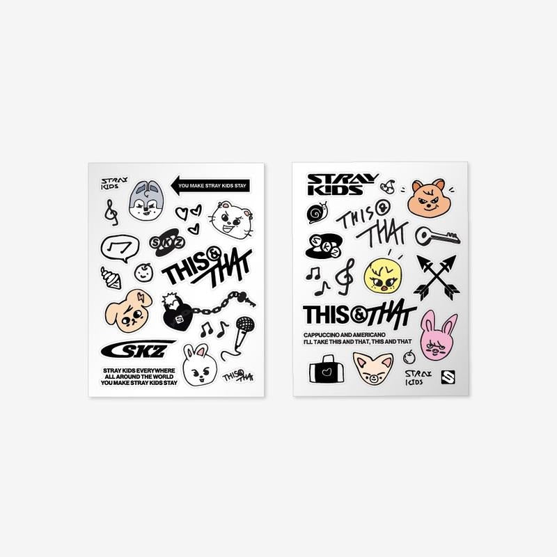 [PRE-ORDER] Stray Kids - [THIS & THAT POP-UP STORE] TATTOO STICKER Stray Kids  DKshop