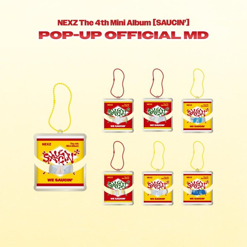 [PRE-ORDER] NEXZ - [[SAUCIN'] POP-UP OFFICIAL MD] SAUCE CAN SLIDE KEYRING NEXZ  DKshop