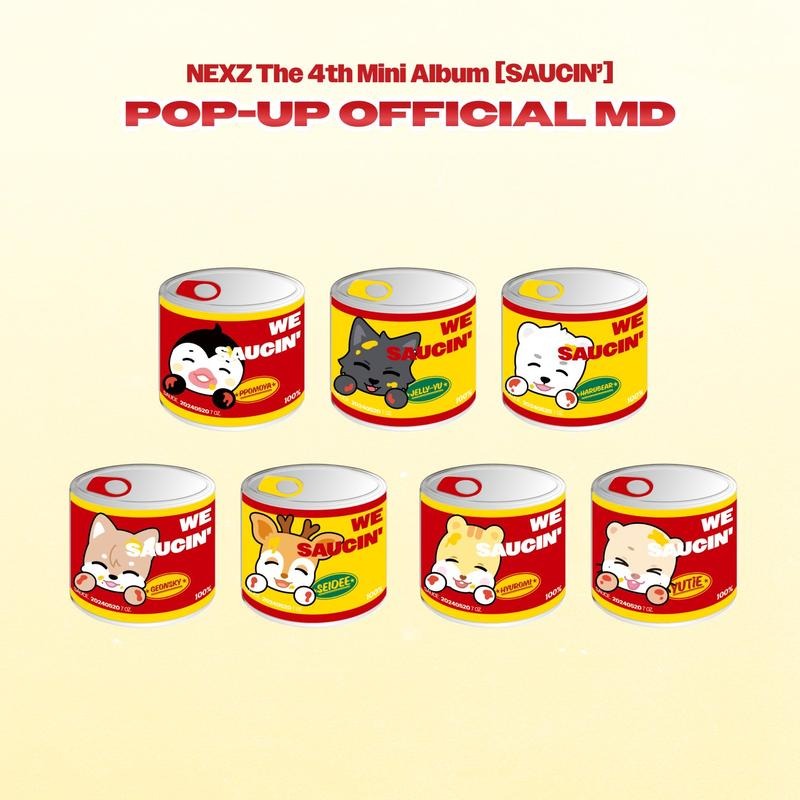 [PRE-ORDER] NEXZ - [[SAUCIN'] POP-UP OFFICIAL MD] SAUCE CAN PIN-BUTTON NEXZ  DKshop