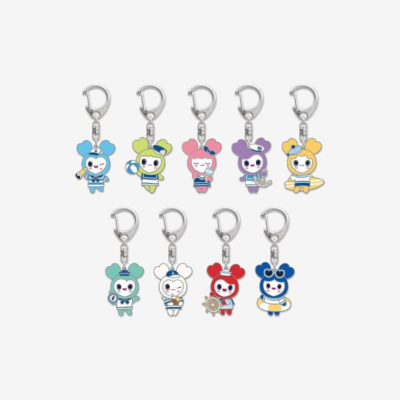 [PRE-ORDER] TWICE - [THIS IS FOR FINALE in SEOUL] LOVELY METAL KEYRING MARINE Ver. TWICE  DKshop