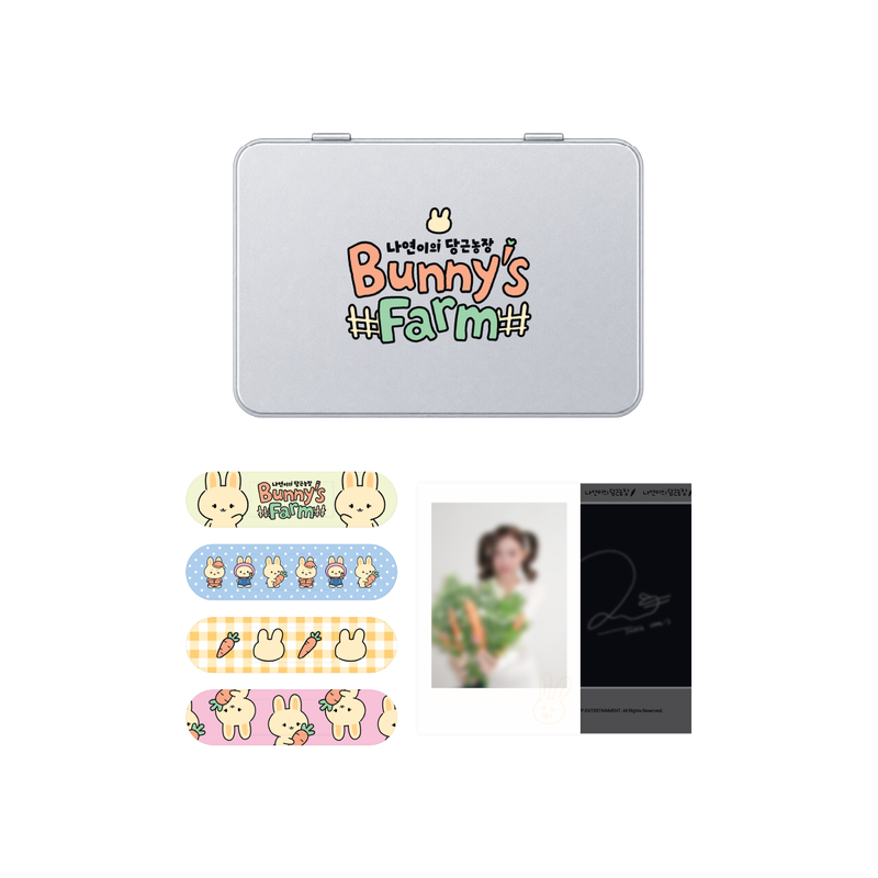 TWICE - [NAYEON : Bunny's Farm] TIN CASE & BANDAGE SET TWICE  DKshop