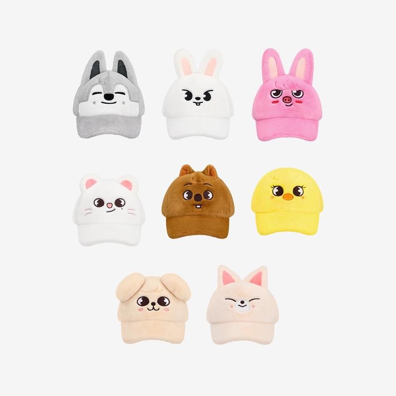 [PRE-ORDER] Stray Kids - [STAY in Our Little House] SKZOO PLUSH CAP Stray Kids  DKshop