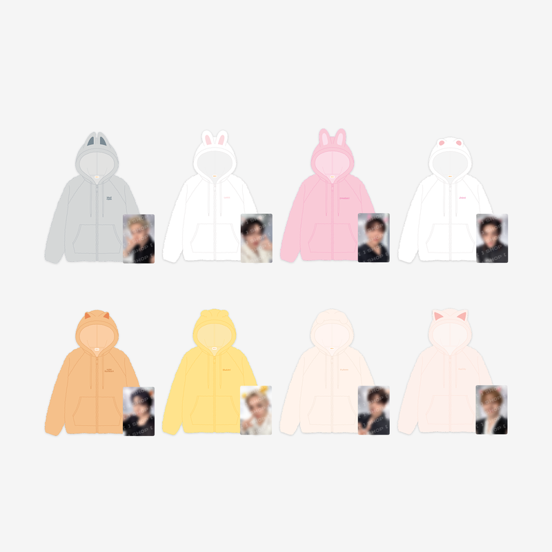 [PRE-ORDER] Stray Kids - [RUN IT SEOUL] SKZOO FLEECE HOOD ZIP-UP Stray Kids  DKshop