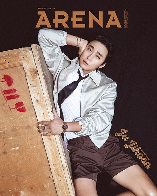 ARENA HOMME+ KOREA MAGAZINE 2026.04 (COVER : Ju Ji Hoon) + BOYNEXTDOOR Pictorial Ju Ji Hoon  DKshop