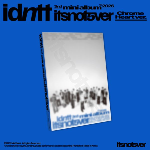 [PRE-ORER] idntt - 3rd Mini Album itsnotover idntt  DKshop